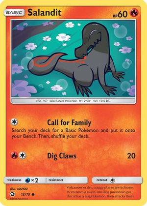 Salandit 13/70 - Dragon Majesty - Poke-Collect