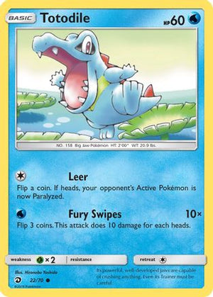 Totodile 22/70 - Dragon Majesty - Poke-Collect
