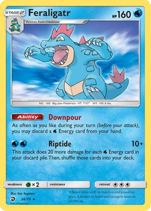 Feraligatr 24/70 - Dragon Majesty Holofoil - Poke-Collect