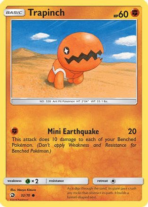 Trapinch 32/70 - Dragon Majesty Reverse Holofoil - Poke-Collect