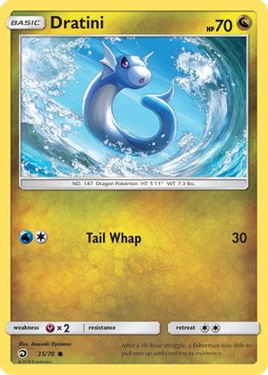 Dratini 35/70 - Dragon Majesty Reverse Holofoil