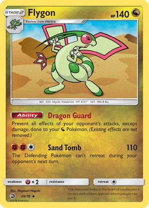 Flygon 39/70 - Dragon Majesty Reverse Holofoil - Poke-Collect