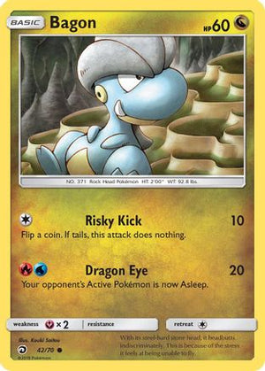 Bagon 42/70 - Dragon Majesty Reverse Holofoil - Poke-Collect