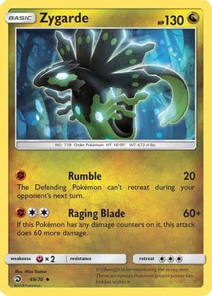 Zygarde 49/70 - Dragon Majesty Reverse Holofoil