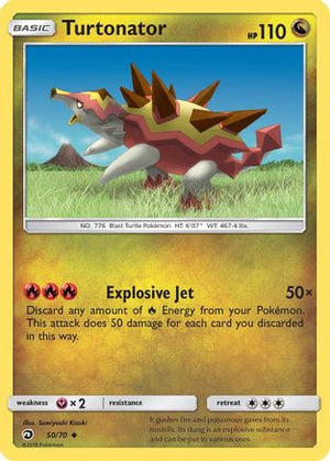 Turtonator 50/70 - Dragon Majesty - Poke-Collect