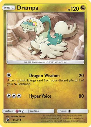 Drampa 51/70 - Dragon Majesty - Poke-Collect