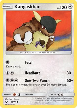 Kangaskhan 55/70 - Dragon Majesty Reverse Holofoil - Poke-Collect