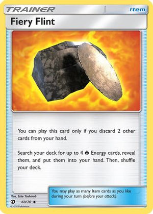 Fiery Flint 60/70 - Dragon Majesty Reverse Holofoil - Poke-Collect