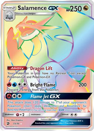 Salamence-GX 73/70 - Dragon Majesty Holofoil - Poke-Collect