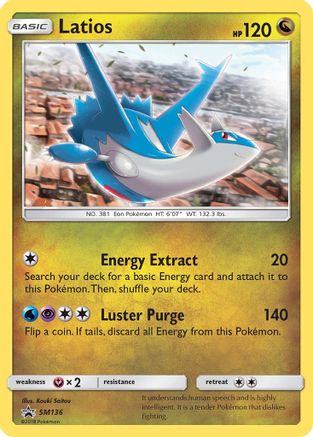 Latios SM136/248 - SM Black Star Promos Holofoil - Poke-Collect
