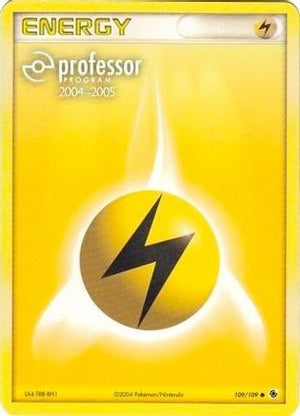 Lightning Energy (2004-2005) 109 - Professor Program Promos - Poke-Collect