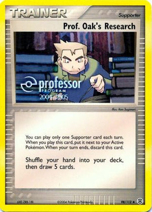 Prof. Oak's Research (2004-2005) 98 - Professor Program Promos - Poke-Collect