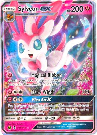 Sylveon-GX 92a/145 - Guardians Rising Holofoil - Poke-Collect