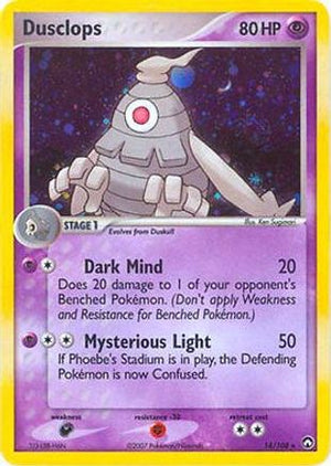Dusclops - 14/108 (EX Power Keepers) 14 - Deck Exclusives Holofoil - Poke-Collect