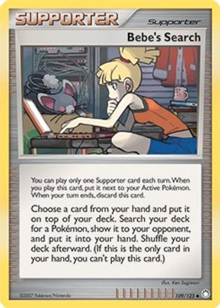 Bebe's Search - 109/123 (Cosmos Holofoil) 109 - Miscellaneous Cards & Products Holofoil - Poke-Collect