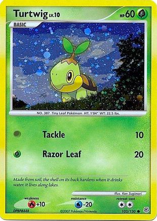 Turtwig - 103/130 (Cosmos Holofoil) 103 - League & Championship Cards Holofoil - Poke-Collect
