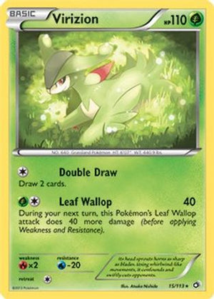 Virizion - 15/113 15 - Deck Exclusives - Poke-Collect