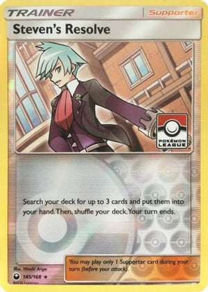 Steven's Resolve - 145/168 (Pokemon League) 145 - League & Championship Cards Reverse Holofoil - Poke-Collect