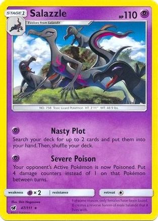 Salazzle - 47/111 (SM Crimson Invasion) 47 - Deck Exclusives - Poke-Collect