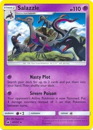 Salazzle - 47/111 (SM Crimson Invasion) 47 - Deck Exclusives - Poke-Collect