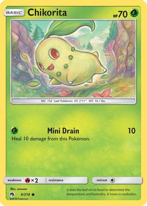 Chikorita 6/214 - Lost Thunder Reverse Holofoil