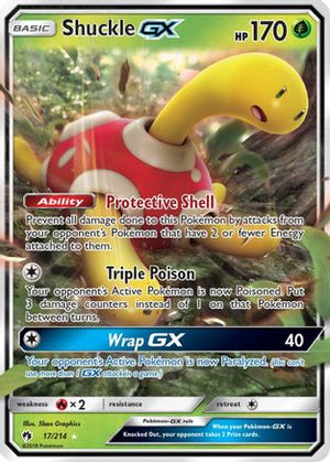 Shuckle-GX 17/214 - Lost Thunder Holofoil - Poke-Collect