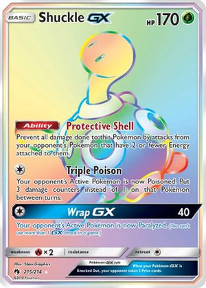 Shuckle-GX 215/214 - Lost Thunder Holofoil - Poke-Collect