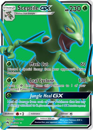 Sceptile-GX 196/214 - Lost Thunder Holofoil - Poke-Collect