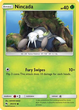 Nincada 29/214 - Lost Thunder - Poke-Collect