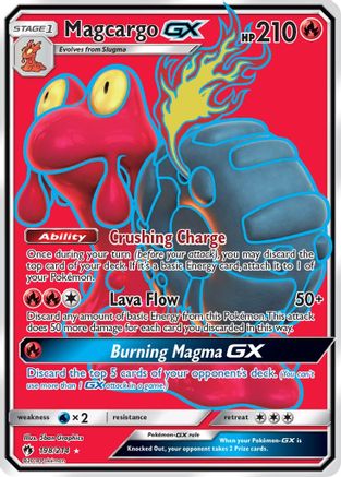 Magcargo-GX 198/214 - Lost Thunder Holofoil - Poke-Collect