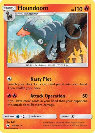 Houndoom 46/214 - SM  Lost Thunder - Poke-Collect
