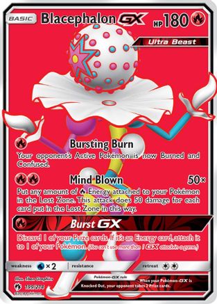Blacephalon GX (Full Art) 199/214 - SM  Lost Thunder Holofoil - Poke-Collect
