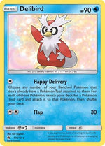 Delibird 57/214 - SM  Lost Thunder Reverse Holofoil - Poke-Collect