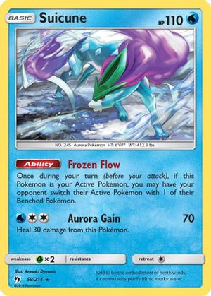 Suicune 59/214 - Lost Thunder Holofoil - Poke-Collect