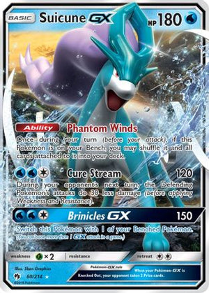 Suicune-GX 60/214 - Lost Thunder Holofoil - Poke-Collect