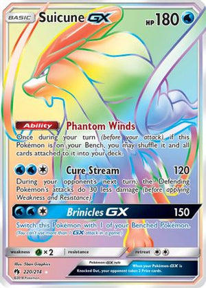 Suicune-GX 220/214 - Lost Thunder Holofoil - Poke-Collect