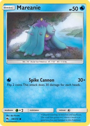 Mareanie 68/214 - Lost Thunder Reverse Holofoil - Poke-Collect