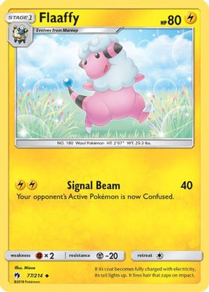 Flaaffy 77/214 - Lost Thunder Reverse Holofoil - Poke-Collect