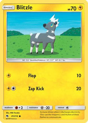 Blitzle 81/214 - SM  Lost Thunder - Poke-Collect
