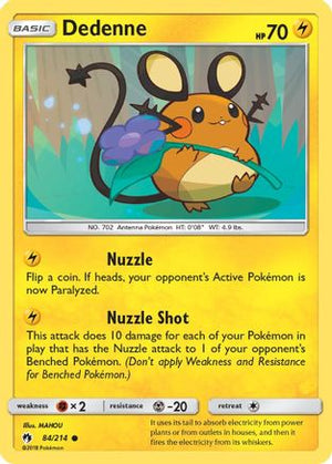 Dedenne 84/214 - Lost Thunder Reverse Holofoil