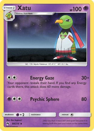 Xatu 88/214 - Lost Thunder Reverse Holofoil