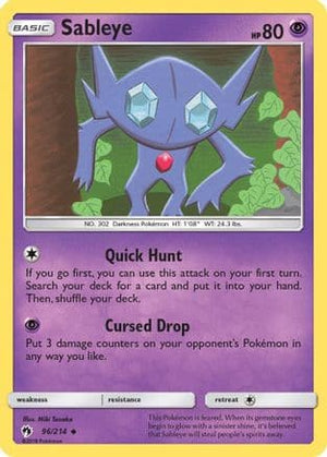 Sableye 96/214 - Lost Thunder Reverse Holofoil - Poke-Collect