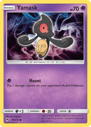 Yamask 99/214 - Lost Thunder - Poke-Collect