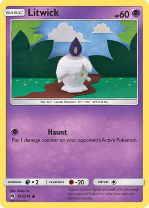 Litwick 101/214 - Lost Thunder Reverse Holofoil - Poke-Collect