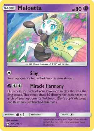 Meloetta 104/214 - Lost Thunder - Poke-Collect