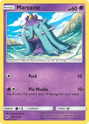 Mareanie 105/214 - Lost Thunder - Poke-Collect