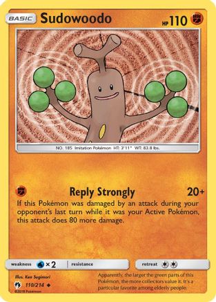Sudowoodo 110/214 - Lost Thunder - Poke-Collect