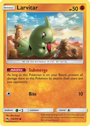 Larvitar 114/214 - Lost Thunder - Poke-Collect