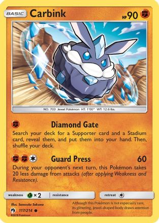 Carbink (117) 117/214 - SM  Lost Thunder - Poke-Collect