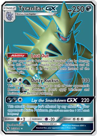 Tyranitar-GX 203/214 - Lost Thunder Holofoil - Poke-Collect